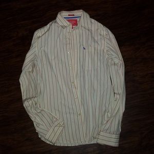Abercrombie & Fitch long sleeve muscle button-up